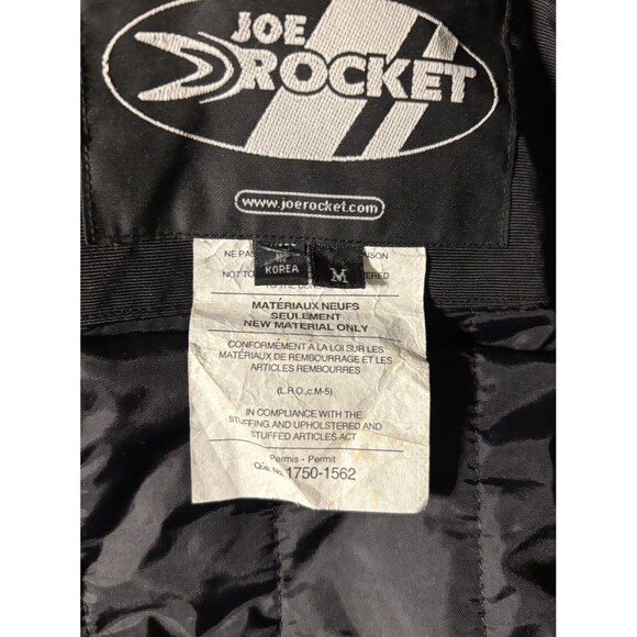 Joe Rocket Phoenix Armoured Padded Motorcycle Jacket Men’s Medium w/ Lining - Picture 7 of 12